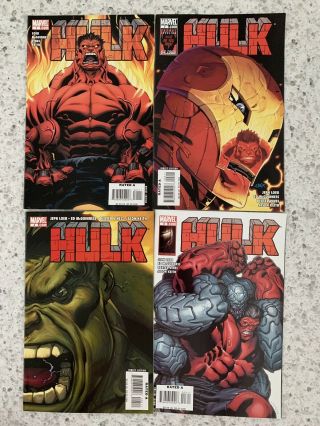 Hulk 1 - 4 1st Print 1st App Red Hulk Ed Mcguinness Jeph Loeb Marvel Comics