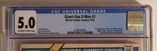 Giant Size X - Men 1 (1975) (CGC) (5.  0) (1st X - Men Team) 3