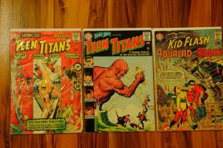 Teen Titans 1 - 53,  Brave And The Bold 54,  60,  83,  94,  102,  149,  Showcase 59,  More