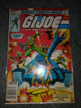 G.  I.  Joe,  A Real American Hero 1 (jun 1982,  Marvel) Mid Grade