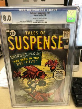 Tales Of Suspense 32 Cgc 8.  0 Marvel 1962 Kirby Cover Ow/w
