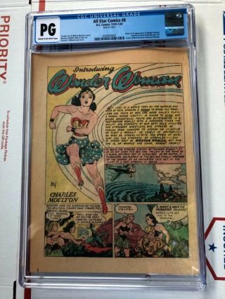 All Star Comics 8 Cgc Page 31 Dc 1941 1st Wonder Woman