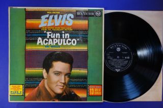 Elvis Presley Fun In Acapulco Rca 63 - 1bmono 1st Silver Spot Lp Nr Archive