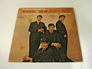 Beatles Lp " Introducing The Beatles " Version 1 Jacket - Authentic (d)
