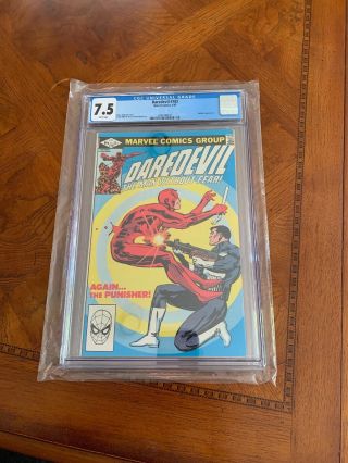 Daredevil 183 (jun 1982,  Marvel) Cgc 7.  5,  Vf - With White Pages,  Just Graded