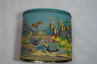 Vintage Keller - Charles Of Philadelphia Tin,  Tropical Fish,  Hong Kong