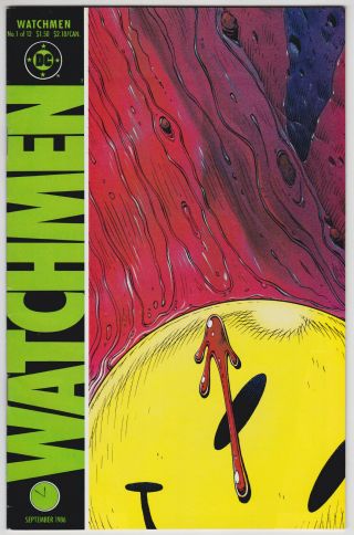Watchmen 1 F,  6.  5 Alan Moore Dave Gibbins First Issue