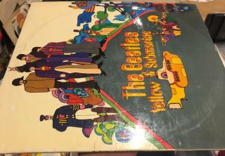 The Beatles Yellow Submarine UK Mono LP 1st Issue Rare VG Apple 1969 3