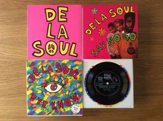 De La Soul Vinyl Bundle - Say No Go With Poster,  Eye Know Poster Sleeve And More