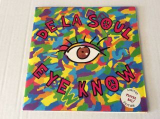 De la soul vinyl bundle - say no go with poster,  eye know poster sleeve and more 7
