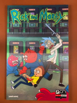 Rick And Morty 1 (2019 Oni Press) Lenticular Convention Exclusive Variant