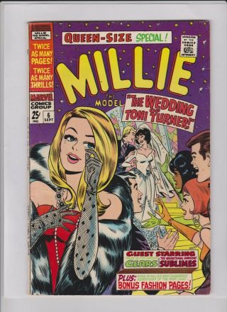 Millie The Model Queen Size Special 6 Fine,  Wedding Cover,  Marvel