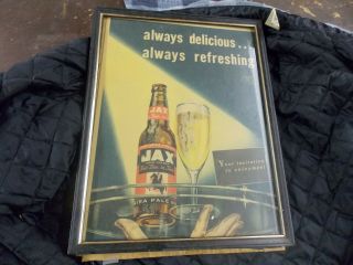 Jax Beer Paper Ad Every Bottle Sterilized Red And Black Bottle Louisiana Beer