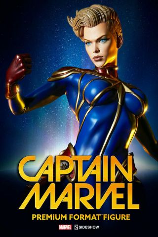 Sideshow Captain Marvel Premium Format (exclusive) 1/4 Scale Statue 721