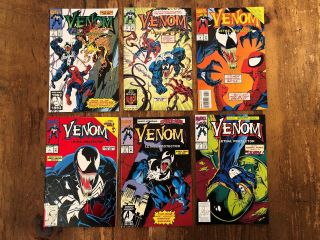 Venom Lethal Protector 1 - 6 Complete Set 1st Print 1993 Movie O