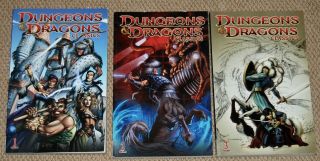 Dungeons & Dragons Classics 1989 - 1991 Vol 1,  2,  3 (2013,  2014,  2012) Dan Mishkin