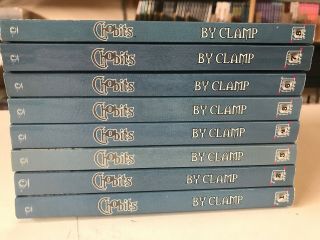 Chobits Box Set - Complete Series Vol.  1 - 8 By Clamp Manga - Tokyopop - Rare