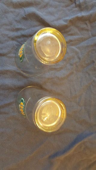 Green Bay Packers Miller Lite Set Of 2 Football 90 Years Pint Bar Beer Glasses 6