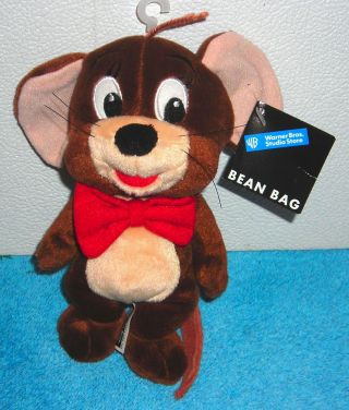 Warner Brothers Studio Store Tom & Jerry 7 " Plush Bean Bag Toy