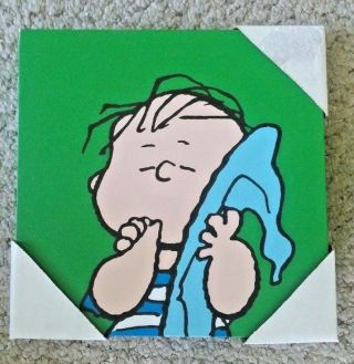 Peanuts Linus W Blanket Picture Painting Wall Art Print Canvas By Artissimo