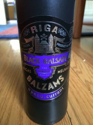 Riga Black Balsam Ceramic Handmade Bottle MADE IN LATVIA 0.  35 L 2