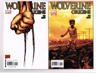 Wolverine Origins 10 Regular & Suydam Variant Pair 1st Daken 2007 X - Men Blue