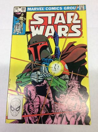 Star Wars 68 White Pages Old Stock Boba Fett Cover