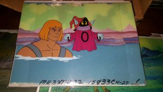 Masters Of The Universe He - Man Orko Background Painted Animation Cels