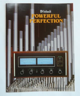 Mcintosh Vintage Dealer Paper Sheet Ad Brochure: Mc 2255 Stereo Power Amplifier