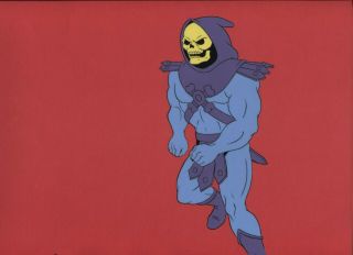 Skeletor Cartoon Cel He Man She - Ra Masters Of Universe Animation Art Motu Pop