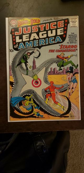 Brave And The Bold 28 Justice League Cover Only Great Color