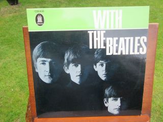German Emi Odeon With The Beatles Gema Stereo Lp Record Nr