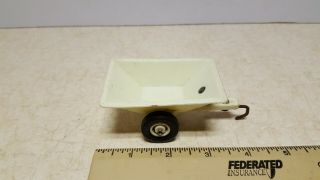Toy ERTL white dump cart for International Cub Cadet or other garden tractors 2