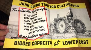 1941 JOHN DEERE TRACTOR CULTIVATORS BROCHURE A275 - 41 - 8 2