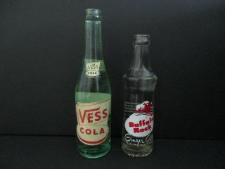 Glass Vess Cola Asheville Nc And Buffalo Rock Laurinburg Nc Bottles