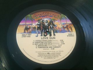 Kiss - Love Gun - Vinyl LP - USA Casablanca - Inserts / Army Merchandise 8