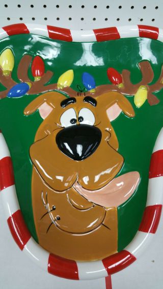1998 Scooby Doo Christmas Cookie Tray Warner Bros