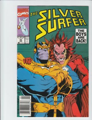 Silver Surfer 45 Nm,  9.  6 Direct Edit.  2nd Infinity Gauntlet Thanos High End