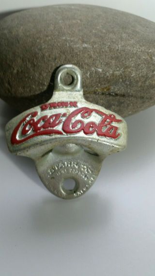 Vintage 1920 ' s Coca Cola Starr X stationary bottle opener with box 5