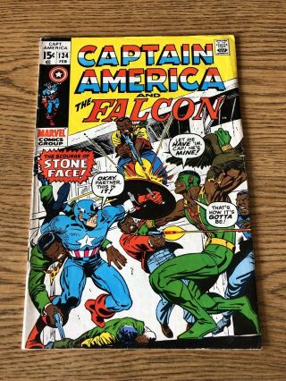 Captain America And The Falcon 134 1971 Marvel Fine