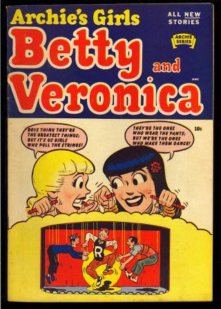 Archie’s Girls Betty And Veronica 1 Golden Age First Issue 1950 Fn