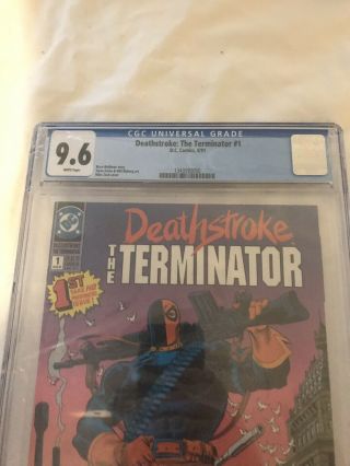 Deathstroke The Terminator 1 Cgc 9.  6