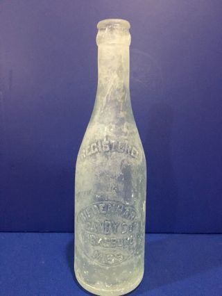 Antique 9 " Biedenharn Candy Co.  Vicksburg Miss.  Bottle 1st Bottled Coke
