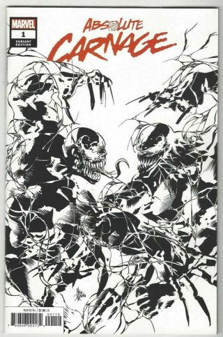 Absolute Carnage 1 Deodato Party Sketch Variant 1 Per Store Marvel Comics Eb53