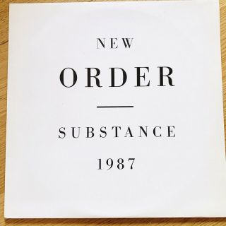 Order Substance 1987 Vinyl 12” 2 X Lp Rare