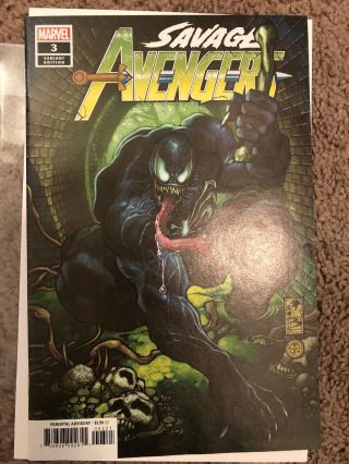 Savage Avengers 3 1:50 Simone Bianchi Variant Marvel 2019 Venom