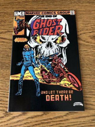 Ghost Rider 81 1983 Marvel Nm Last Issue Htf