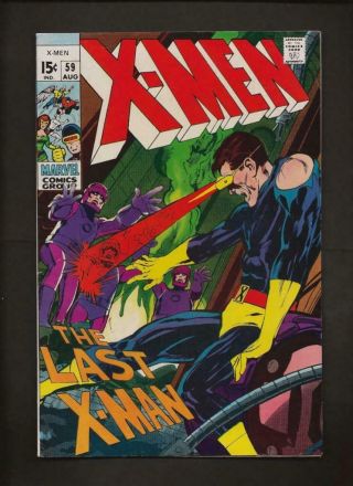 X - Men 59 Fn,  6.  5 Hi - Res Scans