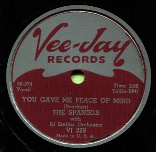 Spaniels (you Gave Me Peace Of Mind / Please Don 