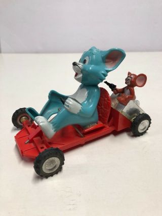 Vintage Marx Tom And Jerry Go Kart Friction Power Rare 1970s N6